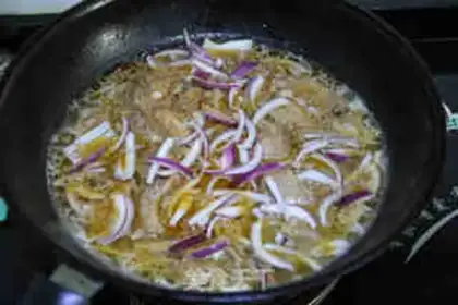 Make Gin and garlic tea chops step 4