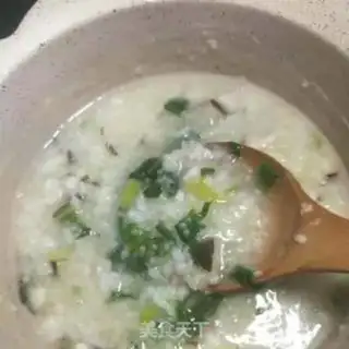 Make Porridge of mushroom shrimp step 5