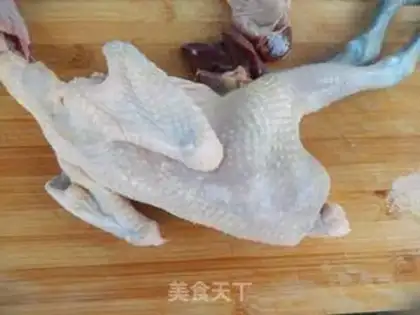 Make Haffle rice chicken step 2