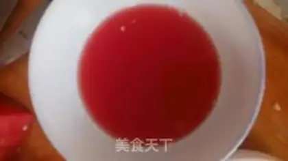 Make Watermelon egg jelly step 3