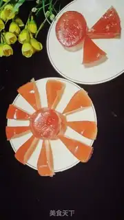 Make Watermelon egg jelly step 12