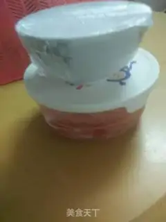 Make Watermelon milk strawberry ice cream step 6