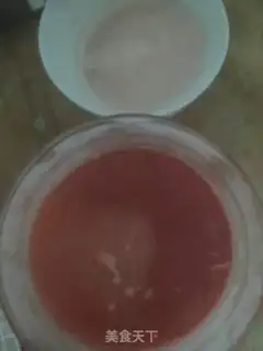 Make Watermelon milk strawberry ice cream step 7