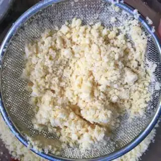 Make Green bean cake step 3