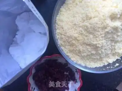 Make Green bean cake step 5