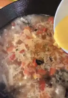 Make Tofu eggs soup step 6