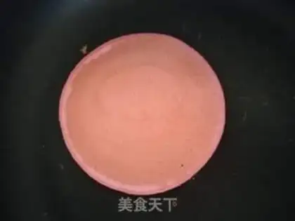 Make Flamingo egg muffin step 7