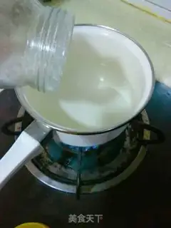 Make Butterbean honey milk step 2