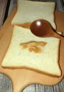 Make Peanut butter toast step 1