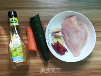 Make The cucumber coil step 0