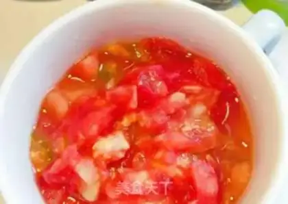 Make Tomato eggs fried conch noodles step 3