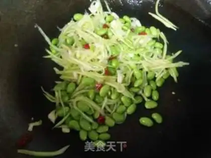Make Soybeans with watermelon peels step 10