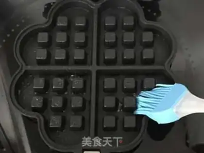 Make Banana waffles step 5