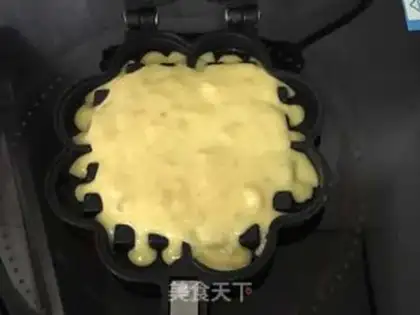 Make Banana waffles step 6