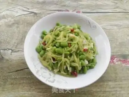 Make Soybeans with watermelon peels step 13