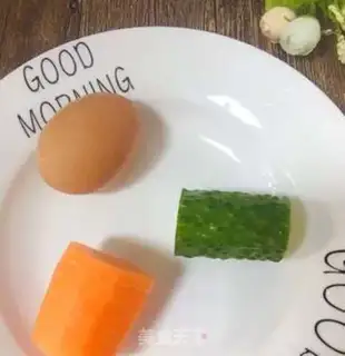 Make Carrot cucumber eggs step 0