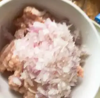 Make Egg dumplings step 1