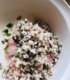 Make Egg dumplings step 2