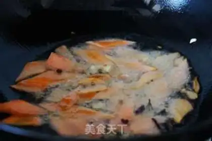 Make The heart-fried green blue step 3