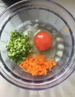 Make Vegetable pasta steam cake step 5