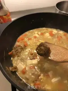 Make Curry and snow tofu step 7