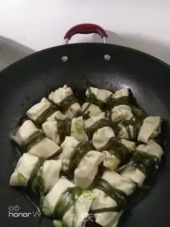 Make Home tofu roll step 6