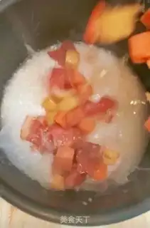 Make Bacon and ham rice step 7