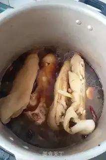 Make Red burning pig hoof step 8