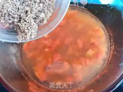 Make quinoa butterflies soup step 6