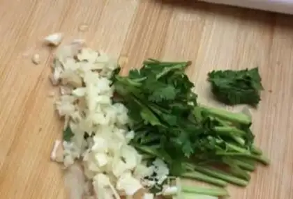 Make Garlic seaweed step 4