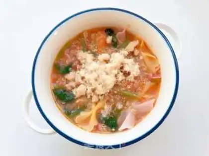 Make quinoa butterflies soup step 12