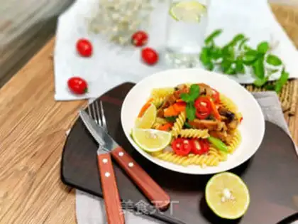 Make Thai eel pasta step 8