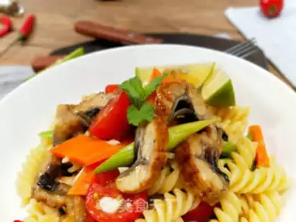 Make Thai eel pasta step 10