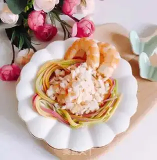 Make Baby shrimp noodles step 6