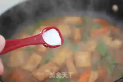 Make The sand and tea, the tofu step 13