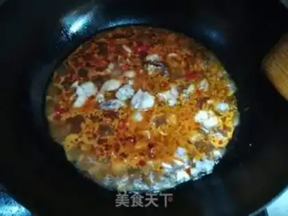Make Spicy bull frog step 6