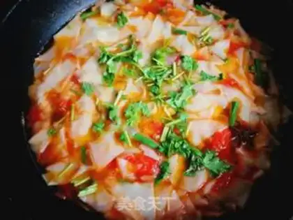 Make Tomato horn noodles step 10