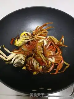 Make Red burning crabs step 3