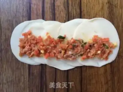 Make Rose dumplings step 5
