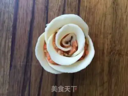 Make Rose dumplings step 7