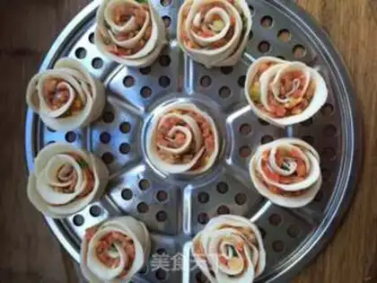 Make Rose dumplings step 8