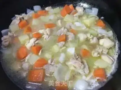 Make Spicy milk stew step 4