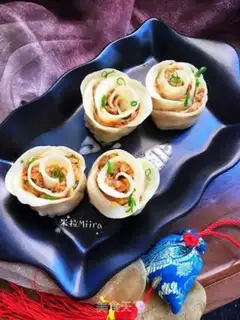 Make Rose dumplings step 11