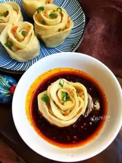 Make Rose dumplings step 13