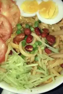 Make Fresh and refreshing summer noodles step 4