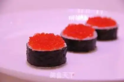 Make Fish warship sushi step 2