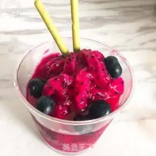 Make Flamingo ice cream step 6