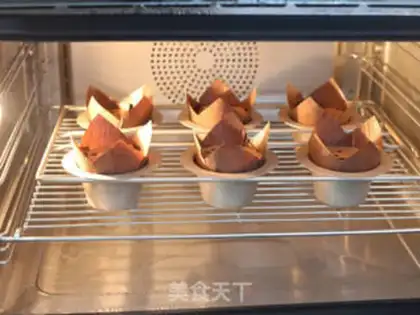 Make No oil-free chocolate steam cake step 9