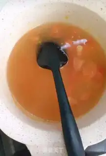 Make Tomato cod noodles step 4