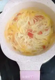 Make Tomato cod noodles step 7